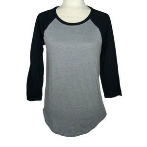 PINK Victoria Secret Raglan Tee  3/4 Sleeve Small